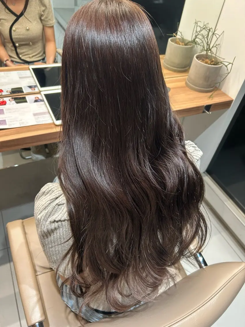 カラー ヘアカラー saya / 透明感カラー🤍🫧のヘアスタイル