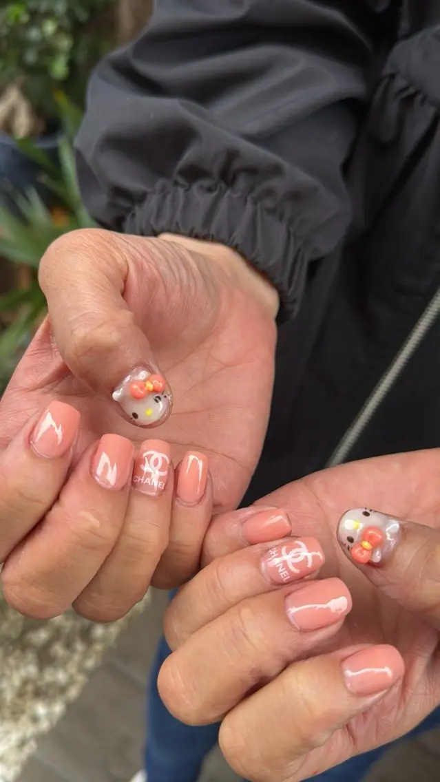 ネイル フラッシュネイル フラッシュマグ フットネイル フレンチネイル 韓国ネイル ハンドネイル SAKU nail 作島茜のネイルデザイン