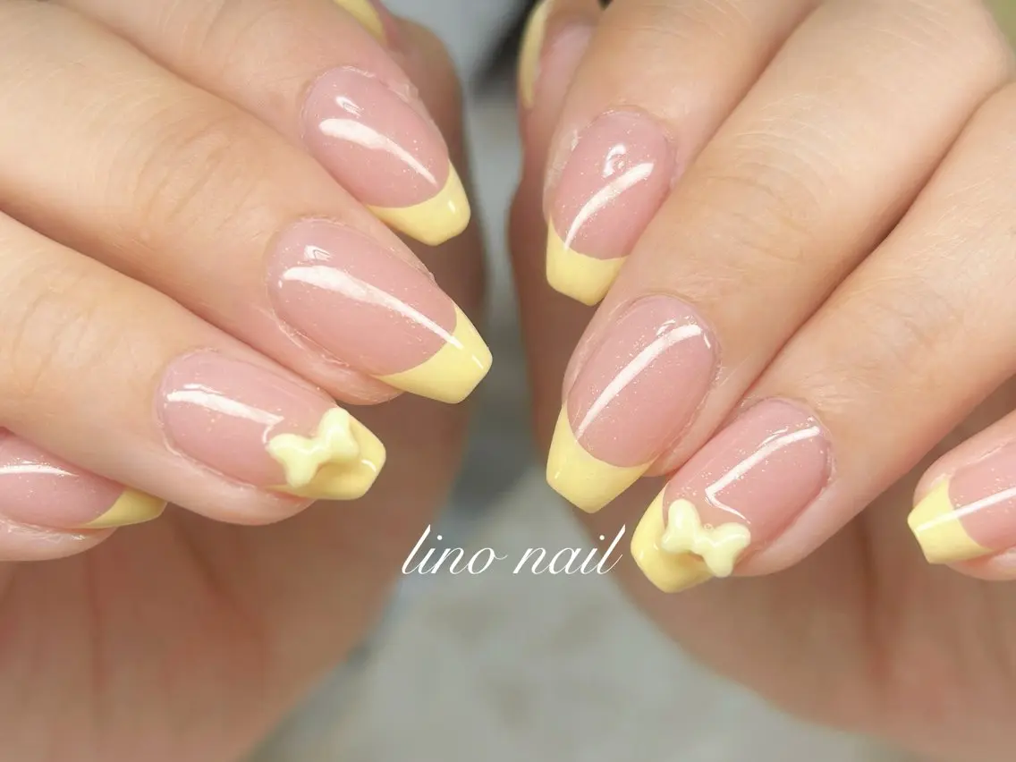 ネイル アートネイル 長さ出し フットネイル フレンチネイル マグネットネイル ハンドネイル Lino Nailのネイルデザイン