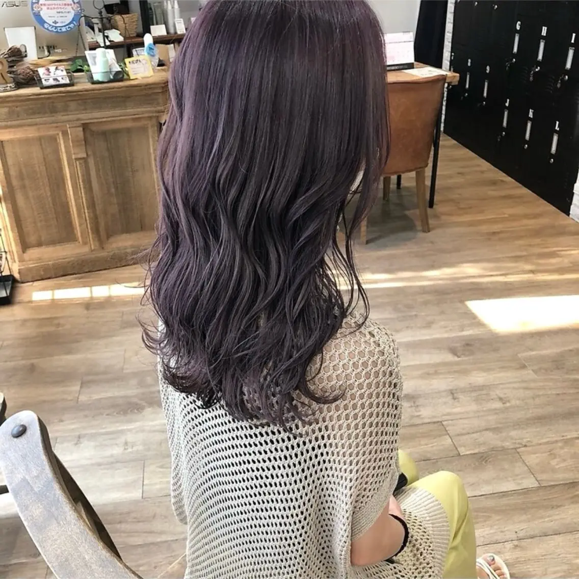 ロング カラー ヘアカラー トリートメント Ria🌙*゚ 艶カラーのヘアスタイル
