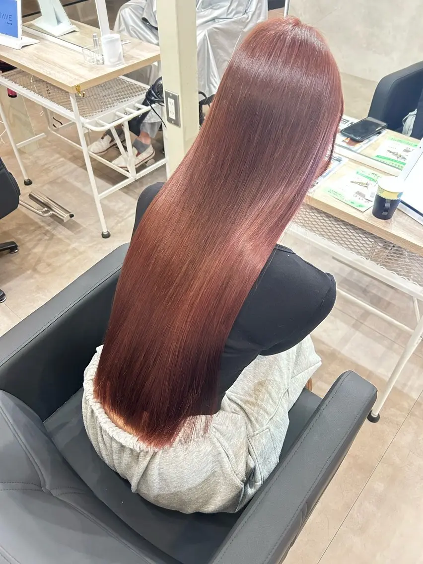 ロング ロング 上島 愛永のヘアスタイル
