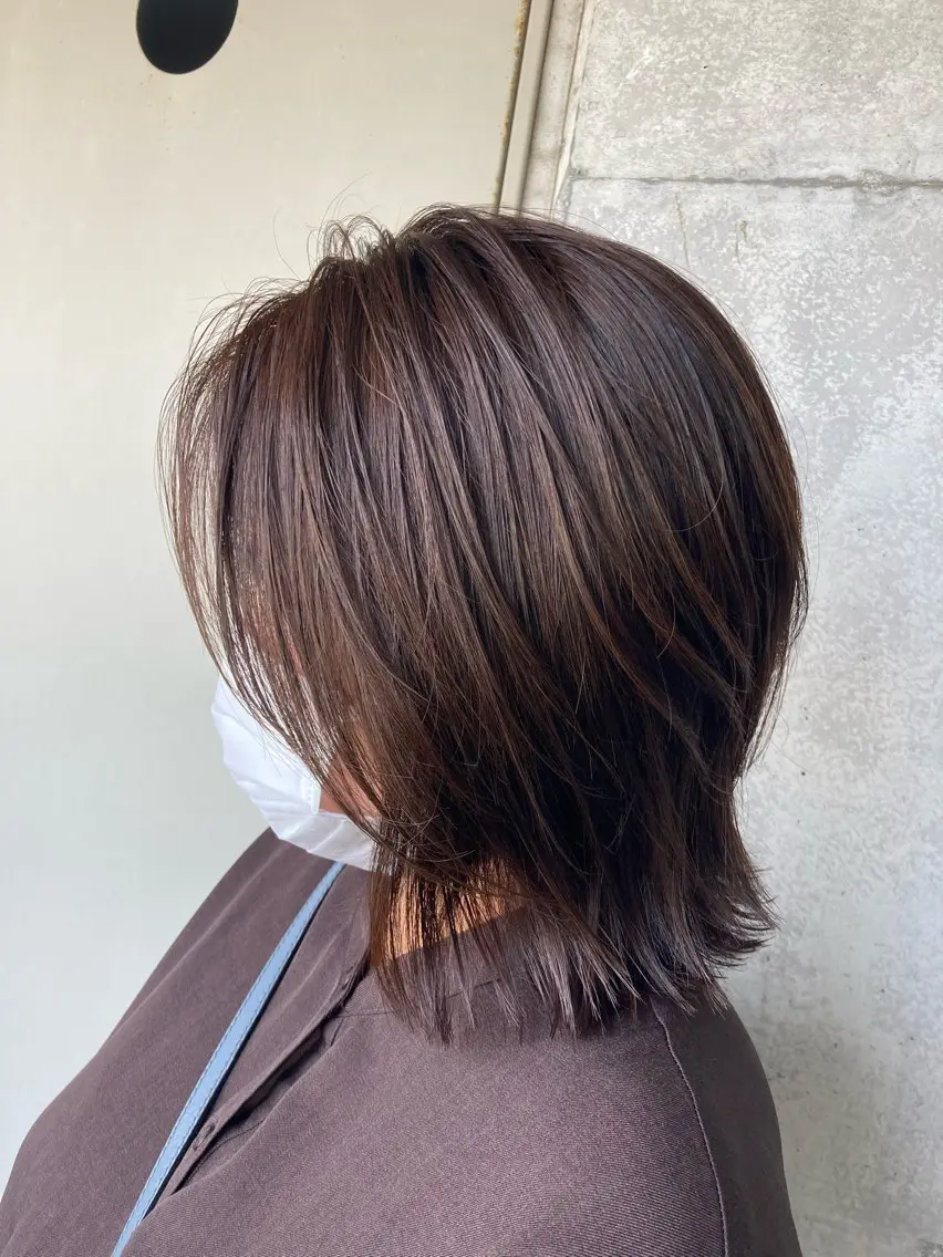 ミディアム カラー 🌙パーマ 照井🌙のヘアスタイル