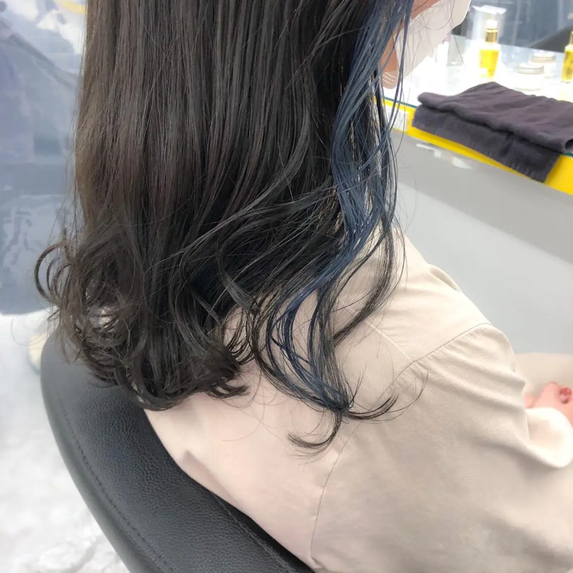 ミディアム カラー パーマ ヘアアレンジ kenta GATTACAのヘアスタイル
