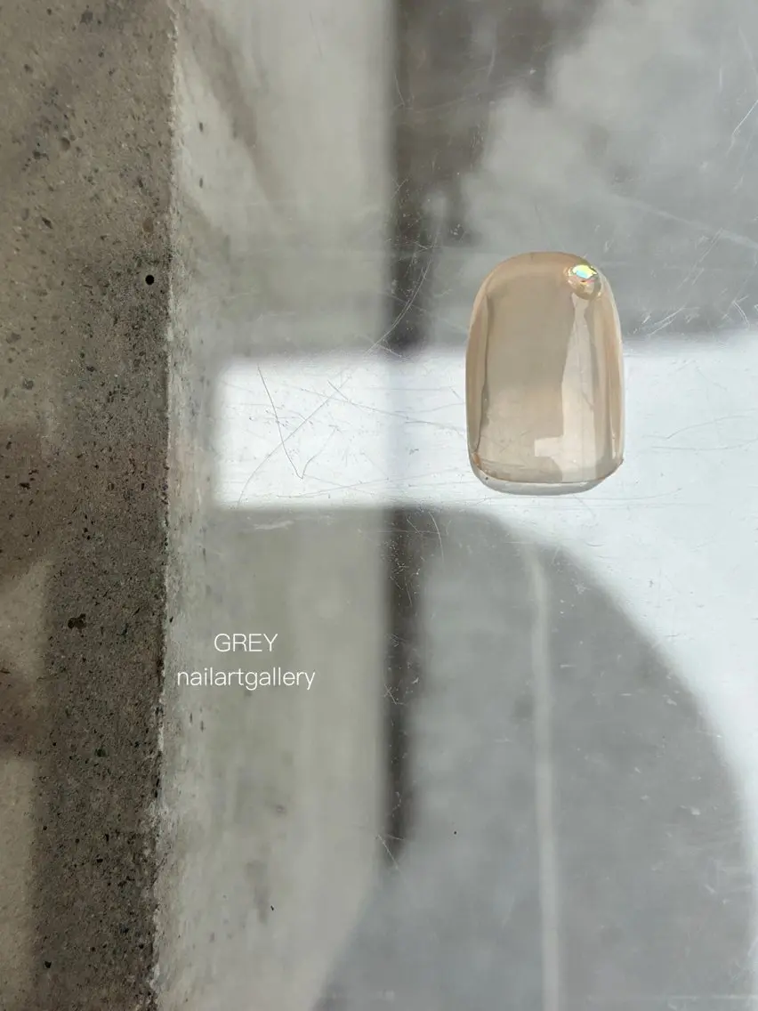 ネイル シンプルネイル ハンドネイル 【GREY】 TAIRAのネイルデザイン