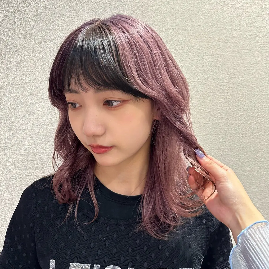ミディアム カラー 柔らかいbeige ¦韓国¦🩰マユ🩰のヘアスタイル