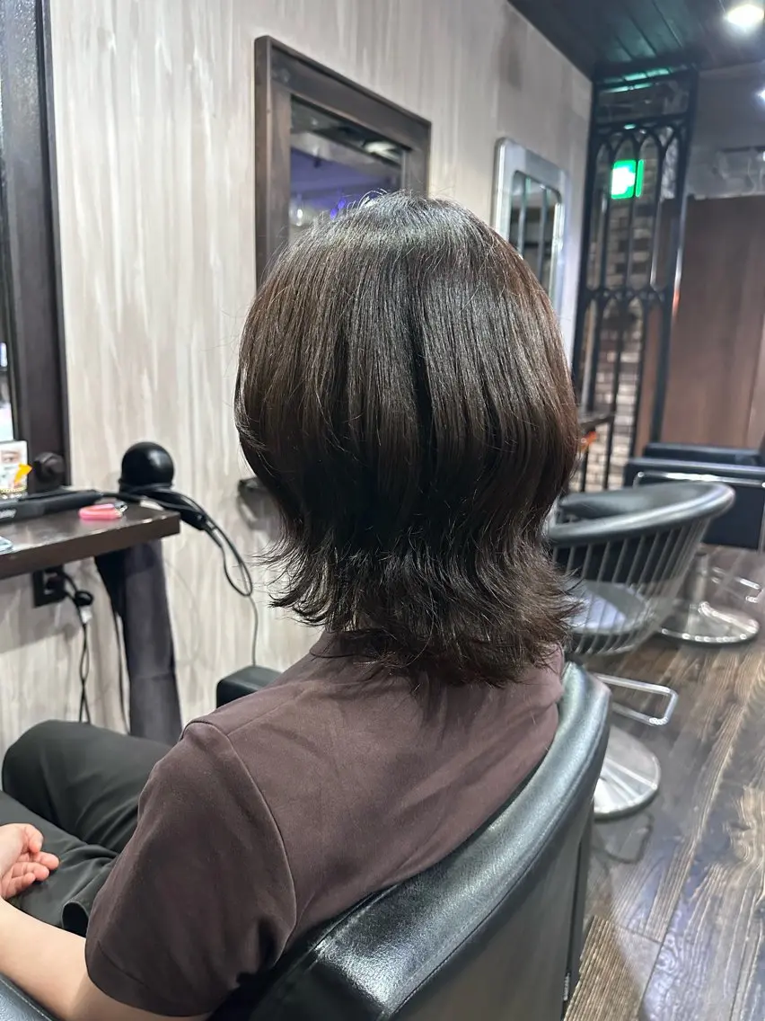 ミディアム カラー カット レディースカット✂️ レイヤー✨みくのヘアスタイル