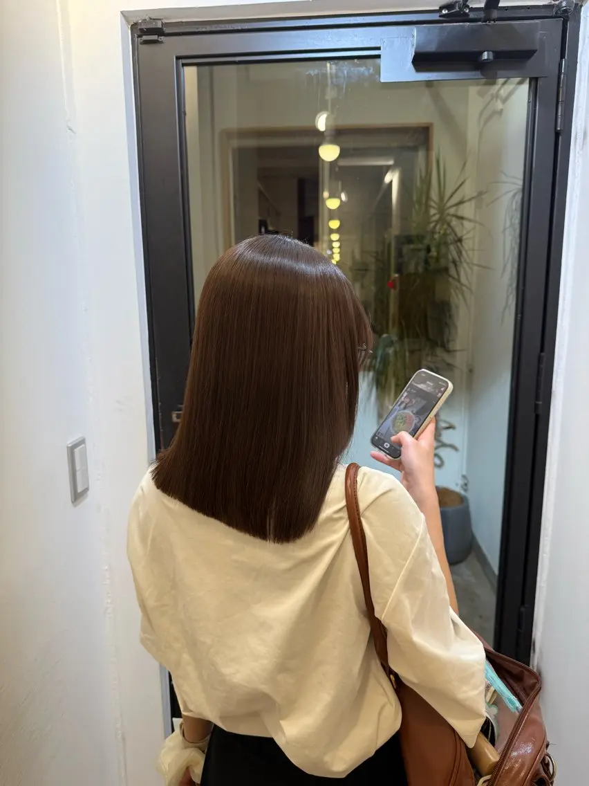 ミディアム カラー ベージュカラー ヘアカラー 仙台/透明感カラー /chihiroのヘアスタイル