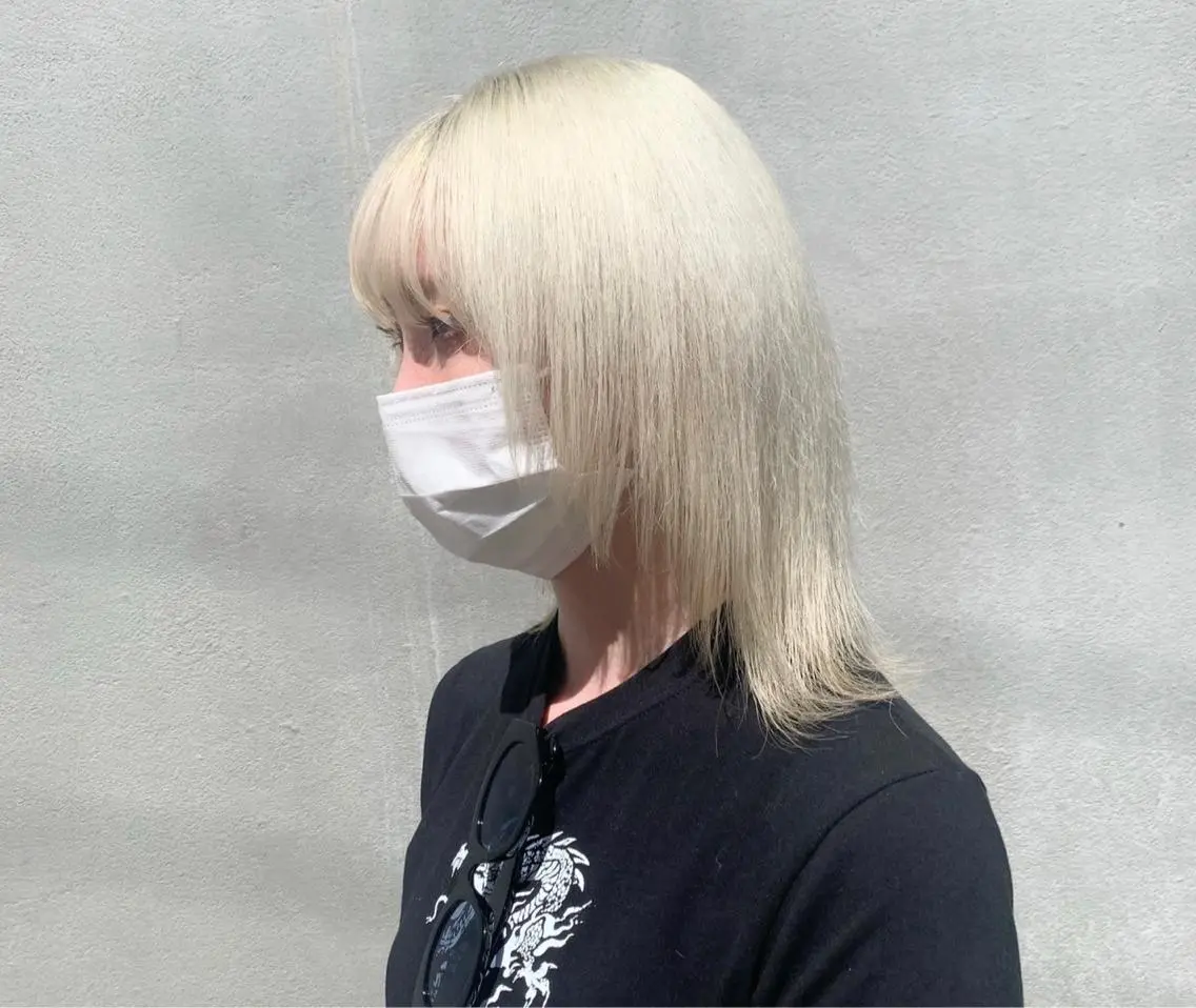 🔥ハイトーンにしたい方必見🔥ハイブリーチ+ケアカラー+ トリートメントの写真