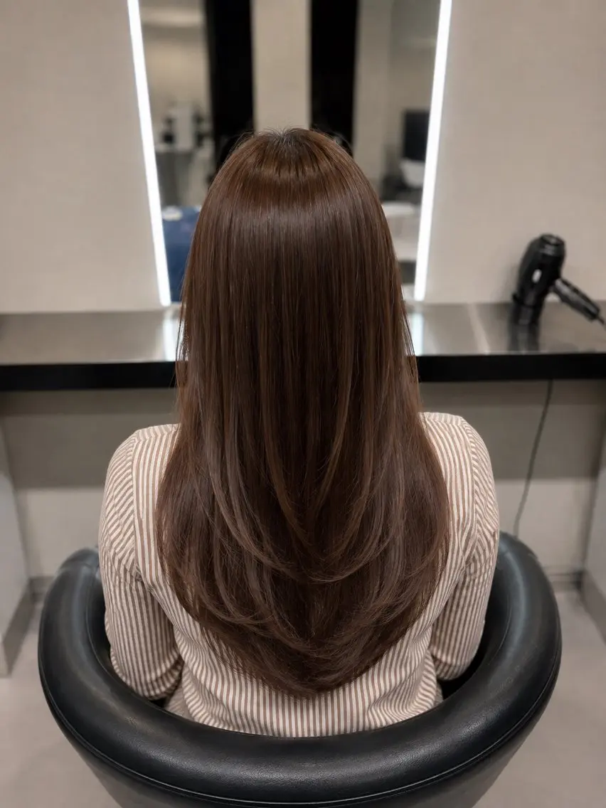 ミディアム カラー ブラウンカラー トリートメント 🌈ウルトワ水素 髪質改善naru🌈のヘアスタイル