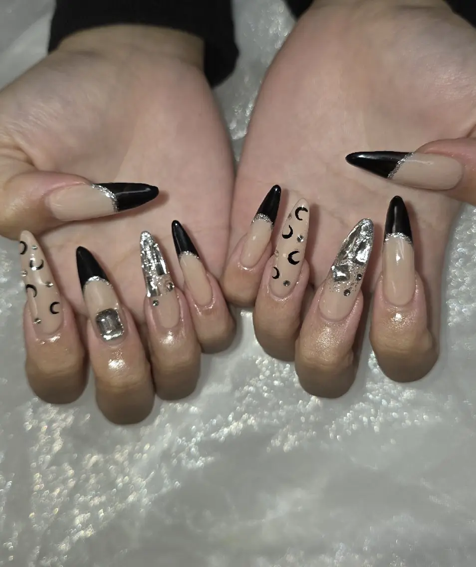 ネイル 長さ出し フレンチネイル スカルプネイル ハンドネイル Nail 🌱TSUBASAのネイルデザイン