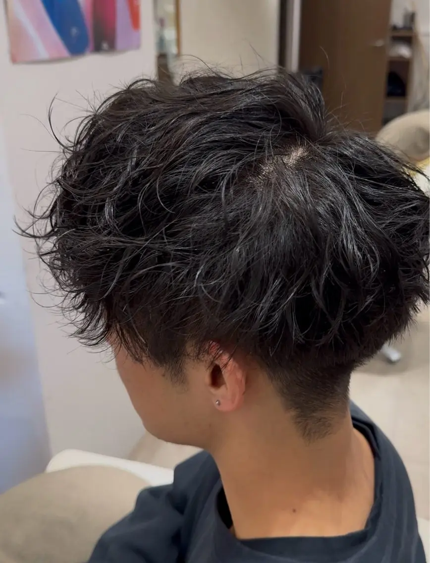 パーマ メンズ メンズパーマ 叶 侑真のヘアスタイル