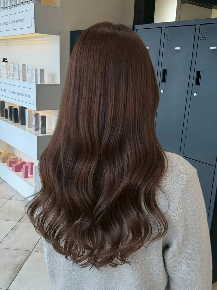 ロング 淵野辺カラーモデル 募集🌼畔上のヘアスタイル
