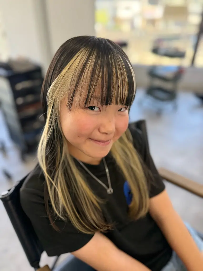 セミロング カラー カラーモデル募集中 🫧宮崎寛美のヘアスタイル