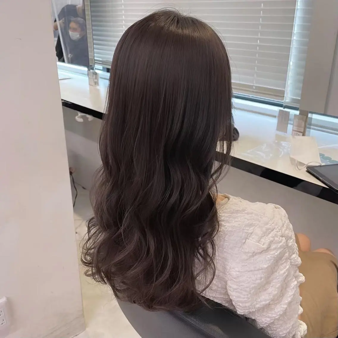 ミディアム カラー 似合わせカット 髪質改善/縮毛矯正 /上野/EMILのヘアスタイル
