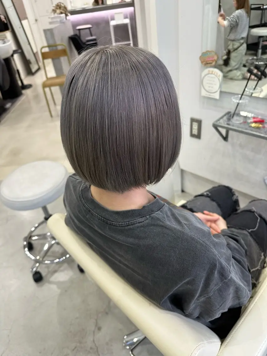 ミディアム カラー さあや 【透け感/艶感】のヘアスタイル