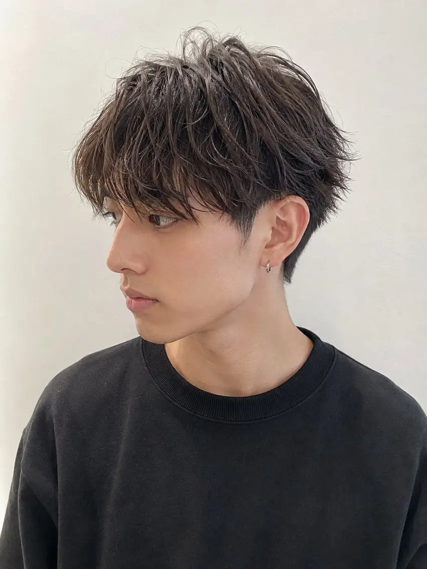 パーマ メンズ ✨men's特化 黒川怜慈✨のヘアスタイル