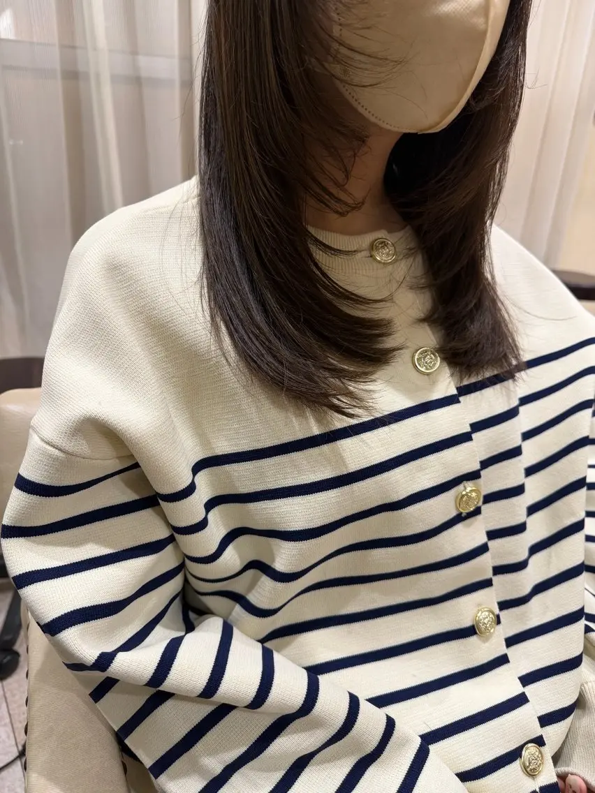 ミディアム カラー 髪質改善 レイヤーカット カット ヘアカラー トリートメント 新越谷noble店長 松本拓也▶◀*.のヘアスタイル