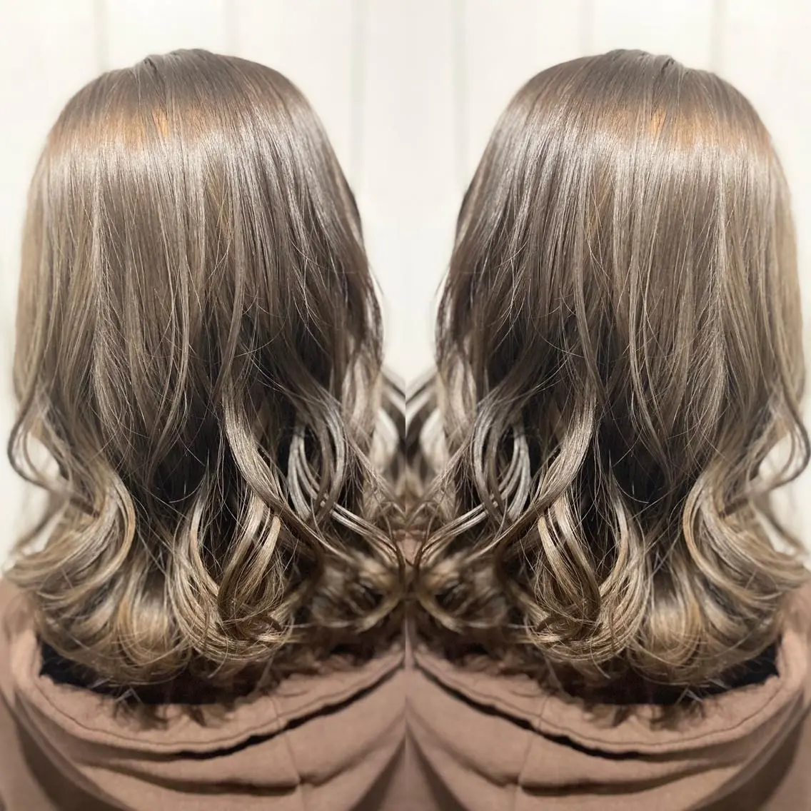 ショート カラー パーマ ヘアアレンジ アッシュ バレイヤージュ ベージュカラー ブリーチ 透明感カラー 👑指名率No.1 👑坂口飛翔のヘアスタイル
