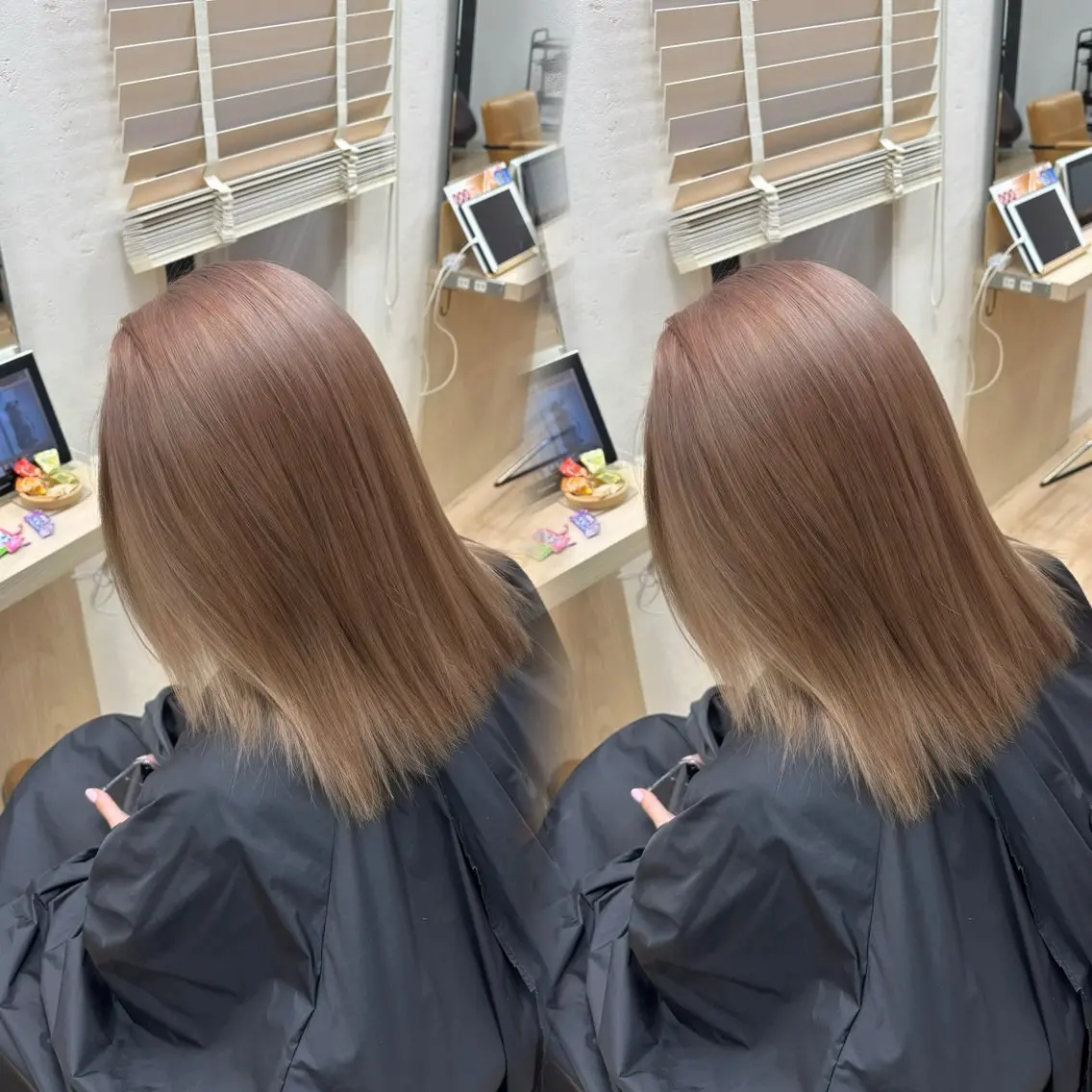 ミディアム ヘアカラー 葉南 /LIANのヘアスタイル