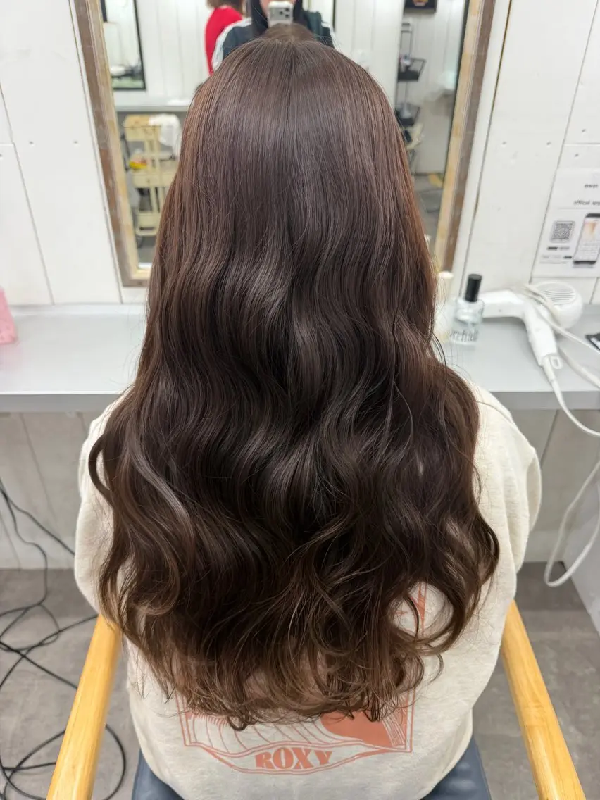 One color ＋ treatment 🖤🎀の写真