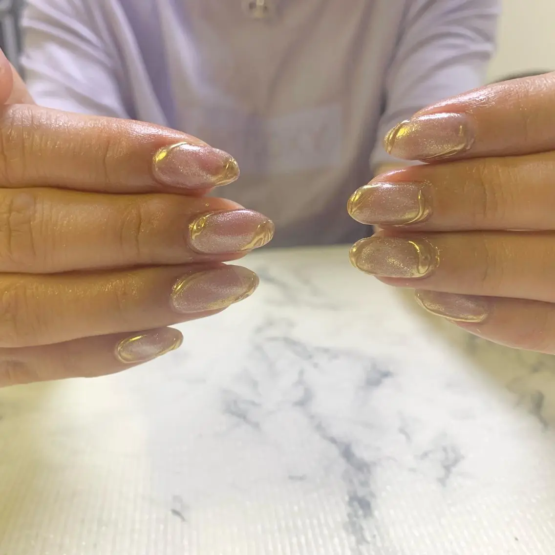 ネイル マグネットネイル ニュアンスネイル Mimi Nailのネイルデザイン