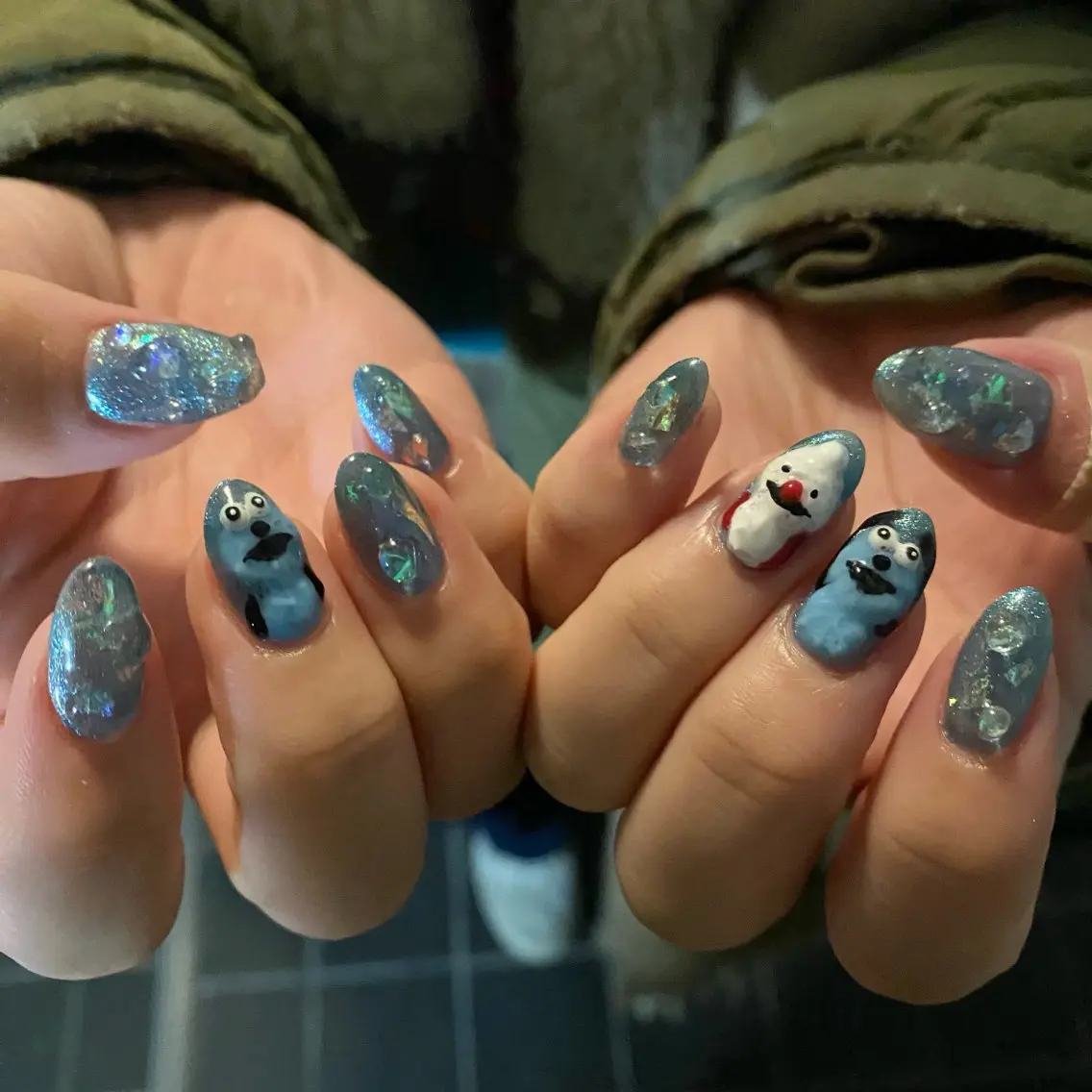 ネイル ハンドネイル フットネイル nano/きもかわ nail🐬🫧のネイルデザイン