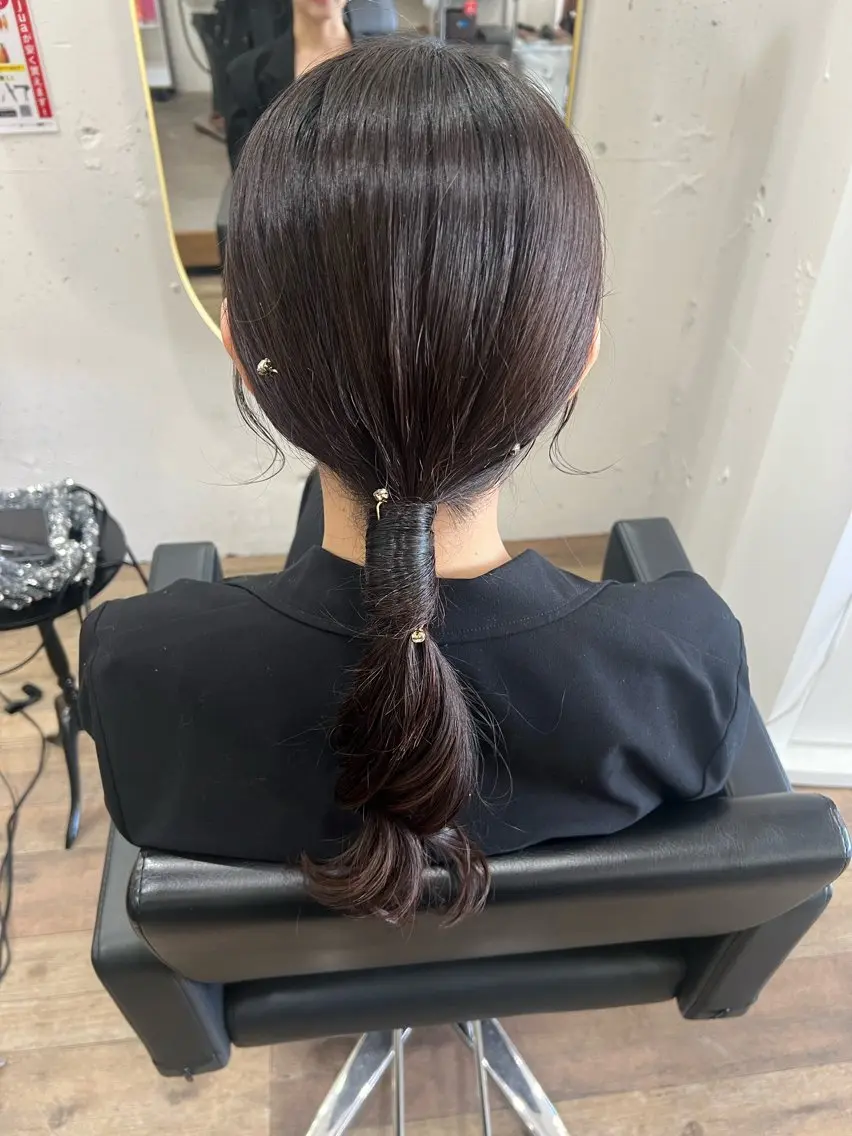 ヘアアレンジ ナチュラルな仕上がり 🫧💜nakanoのヘアスタイル
