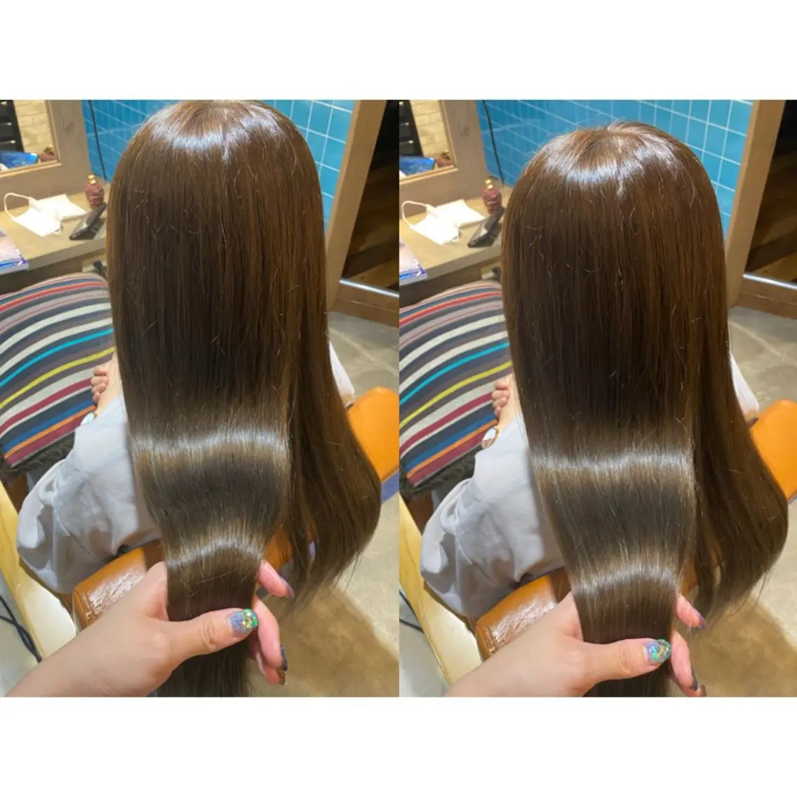 カラー カット ヘアカラー トリートメント 🩵盛れる顔周りヘア EMI🩵のヘアスタイル