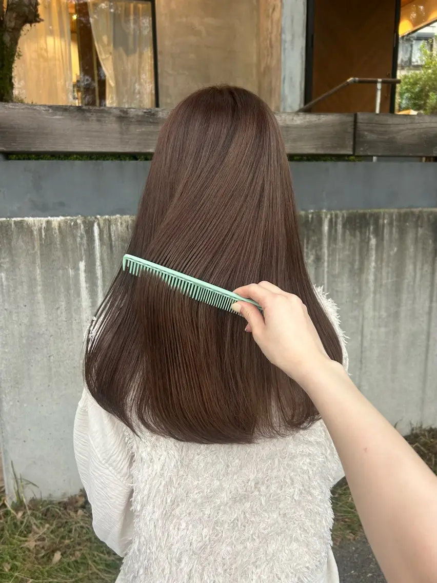 ロング カラー 透明感カラー トリートメント ヘアカラー トリートメント lapis / soraのヘアスタイル