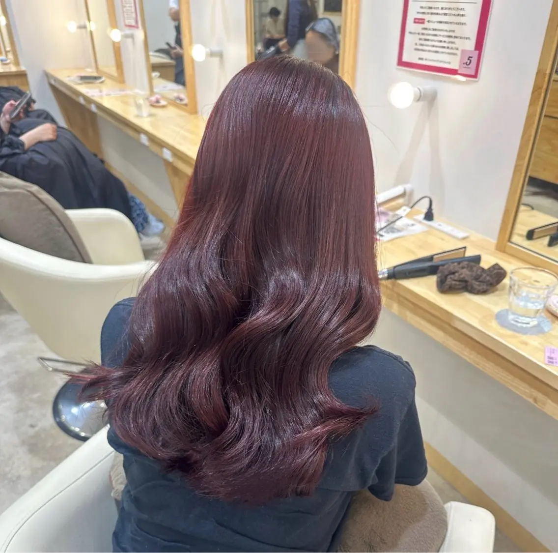 ロング カラー ヘアカラー トリートメント 淡い暖色・透明感🩰 girly♡ノアのヘアスタイル