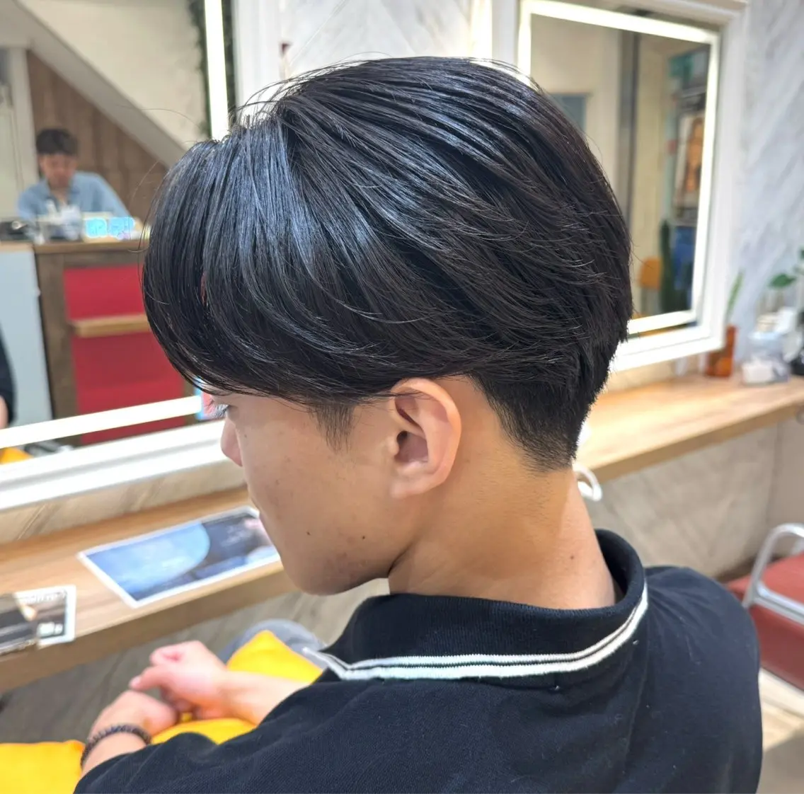 [minimo限定] メンズカット 韓国風センターパート🎱の写真