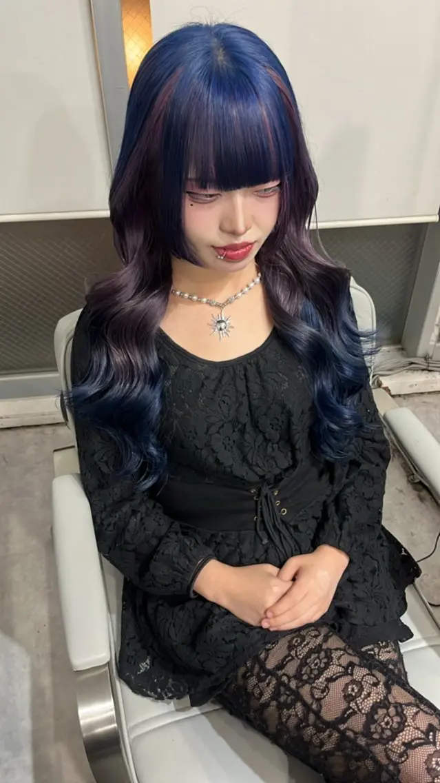 ロング カラー カット ヘアカラー トリートメント 🎀透明感 カラー🎀ミズキのヘアスタイル