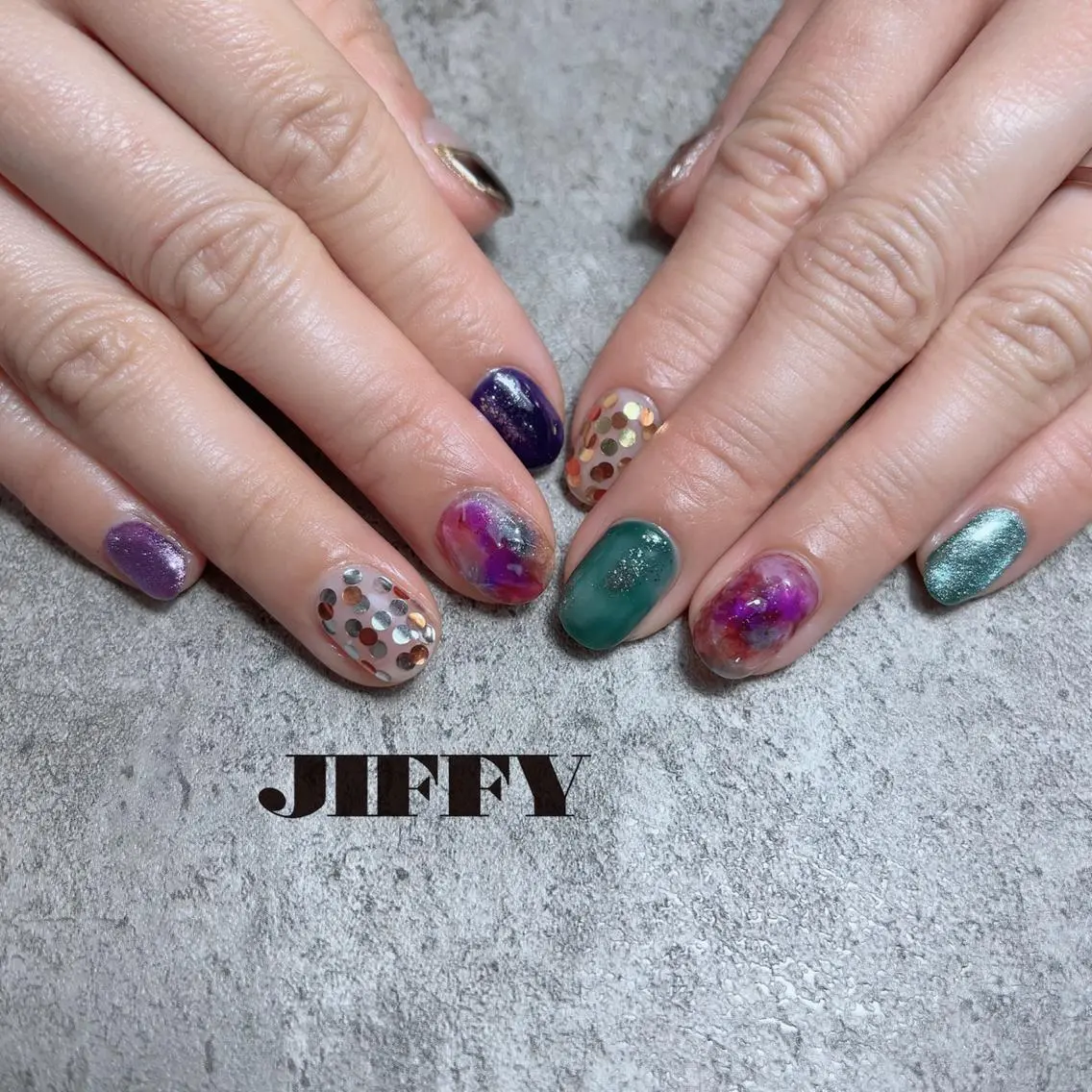 ネイル ニュアンスネイル JIFFY nailstudioのネイルデザイン