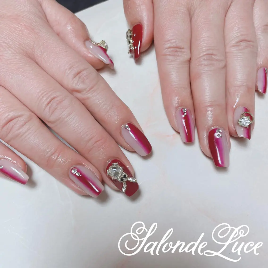 ネイル グラデーション ハンドネイル Salon de Luceのネイルデザイン