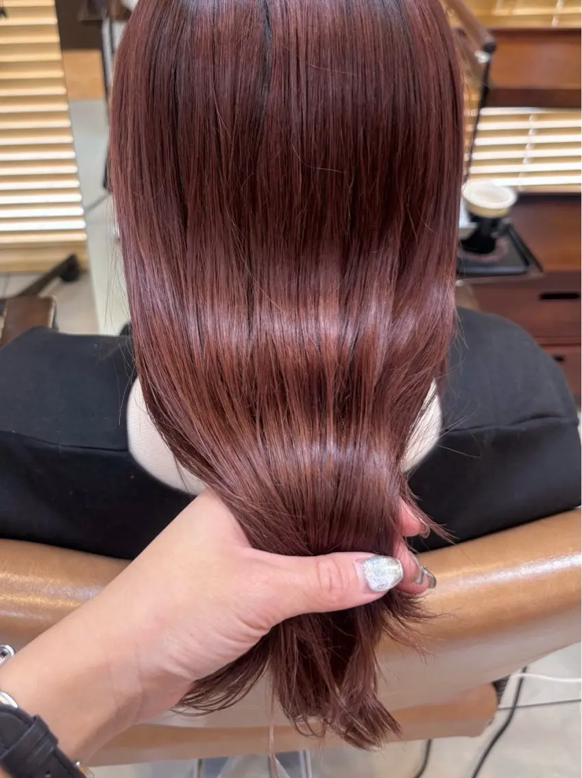 ミディアム カラー ブラウンカラー ラベンダーカラー ラベンダーピンク ピンクカラー ピンクブラウン ヘアカラー 頭皮×髪質改善 透明感カラー💎中村のヘアスタイル