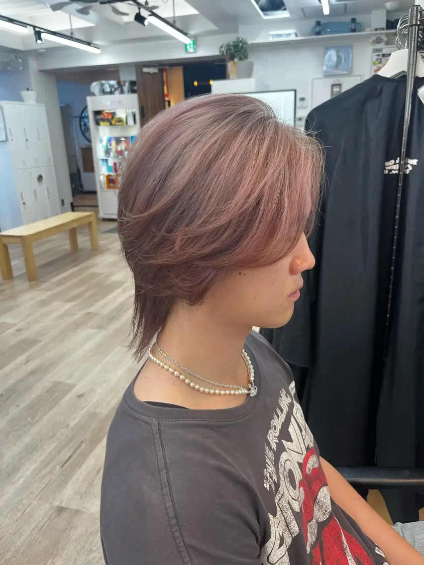 カラー メンズ メンズブリーチ メンズハイトーン ブリーチ 抜きっぱなしブロンド ハイトーンカラー ヘアカラー すどう あしゅりのヘアスタイル