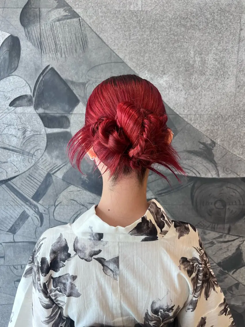 浴衣着付け & ヘアセットの写真