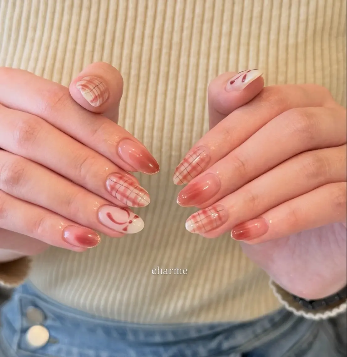 ネイル ハンドネイル フットネイル nailsalon charmeのネイルデザイン
