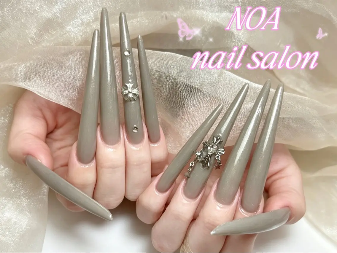 ロング ハンドネイル Noa Nail みつきのネイルデザイン