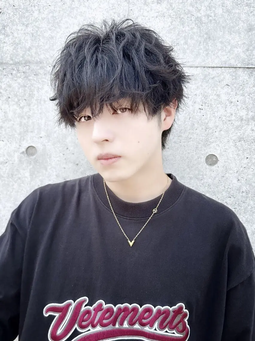 パーマ ヘアアレンジ メンズ ✨【公式】渋谷メンズ サロン BLUCK✨のヘアスタイル
