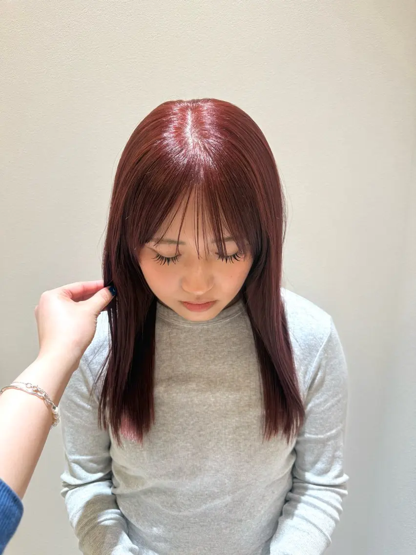 カラー yana /ブリーチモデルのヘアスタイル