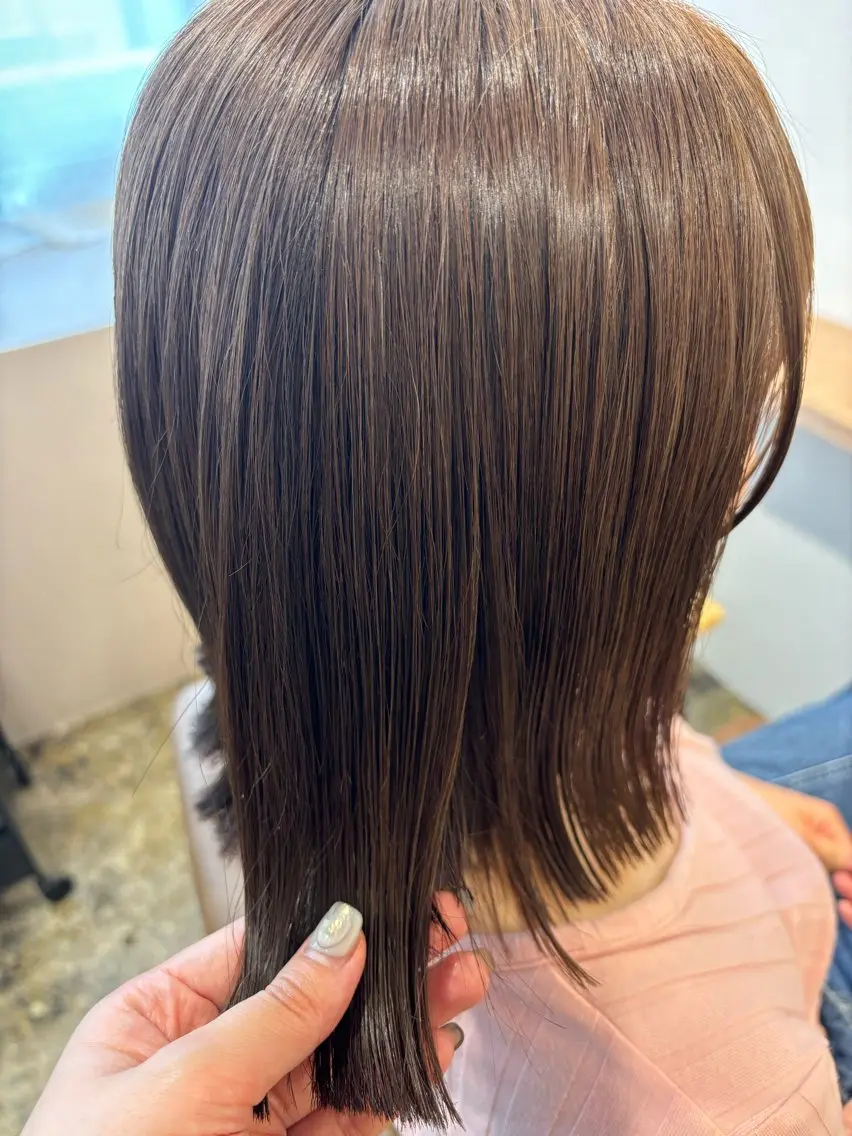 『女性限定』【高発色×最高級Tr】カット✂️+スロウカラー+TOKIOトリートメント🌷*・の写真