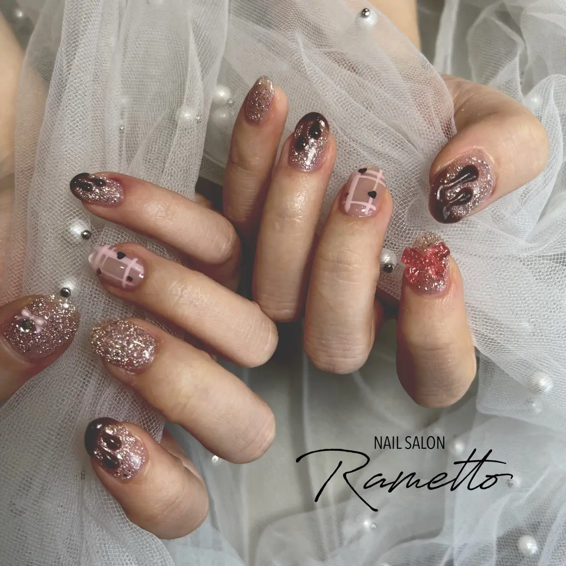 ネイル ハンドネイル NAILSALON Ramettoのネイルデザイン