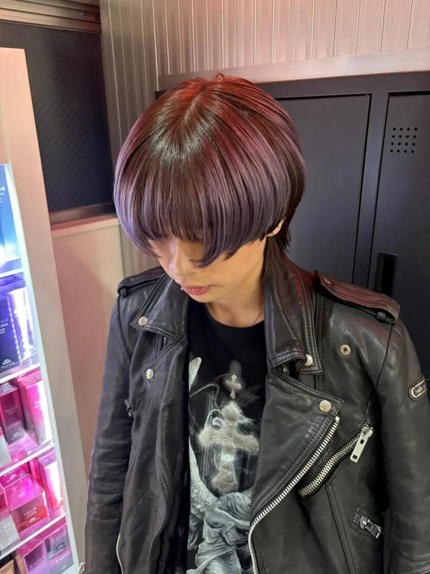 ミディアム カラー パーマ メンズ 🔥最強メンズ特化/ パーマの達人🔥風見のヘアスタイル