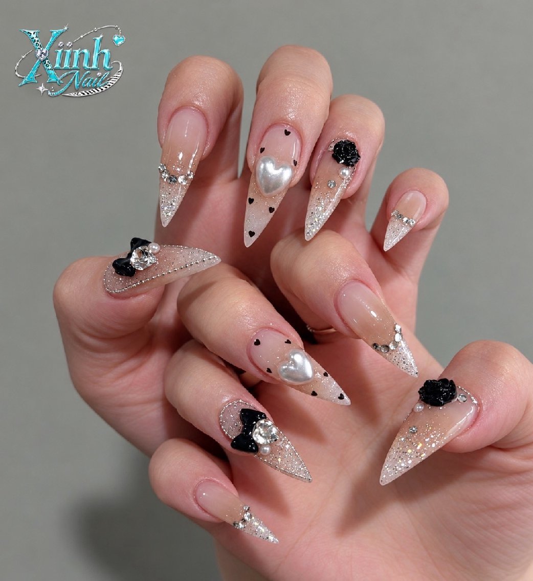 ネイル チークネイル 桜ネイル 長さ出し フットネイル ジェルネイル ハンドネイル XIINHNAIL 船橋店 馬詰ちゃんのネイルデザイン