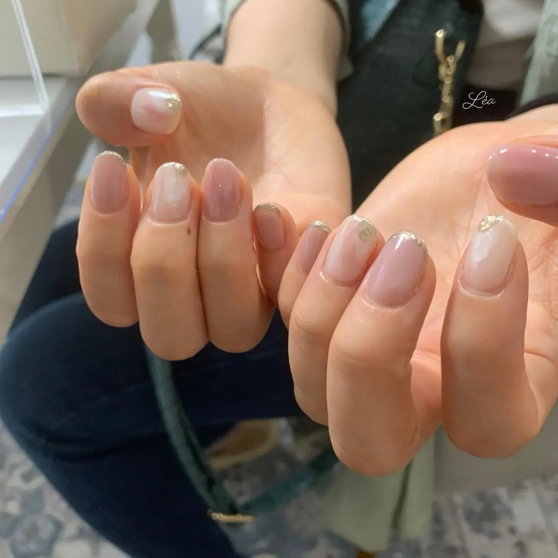 ネイル ジェルネイル パラジェル Léa nailのネイルデザイン