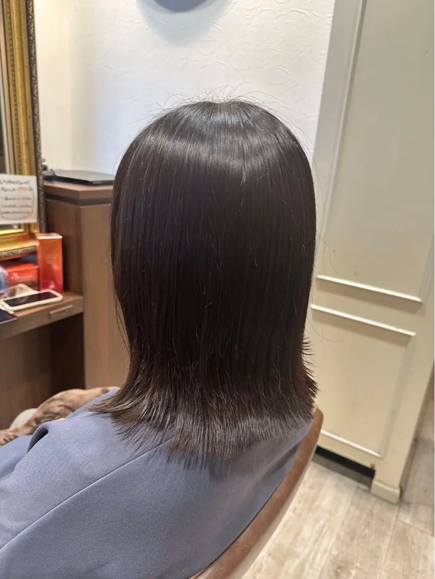 ショート カラー ヘアアレンジ 🫧ナチュラル矯正 /カラー🫧あやりのヘアスタイル