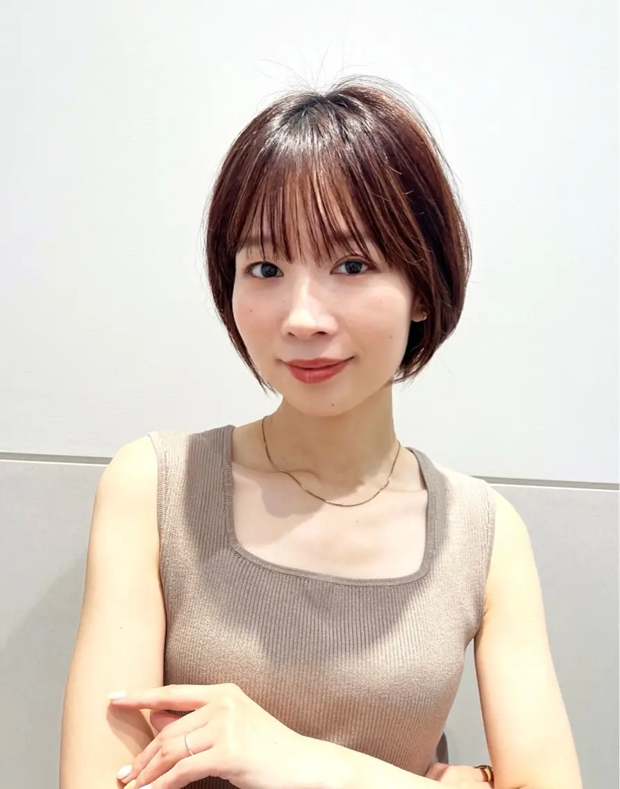 ショート ヘアカラー トリートメント ヘッドスパ/縮毛矯正 /横山陸人のヘアスタイル