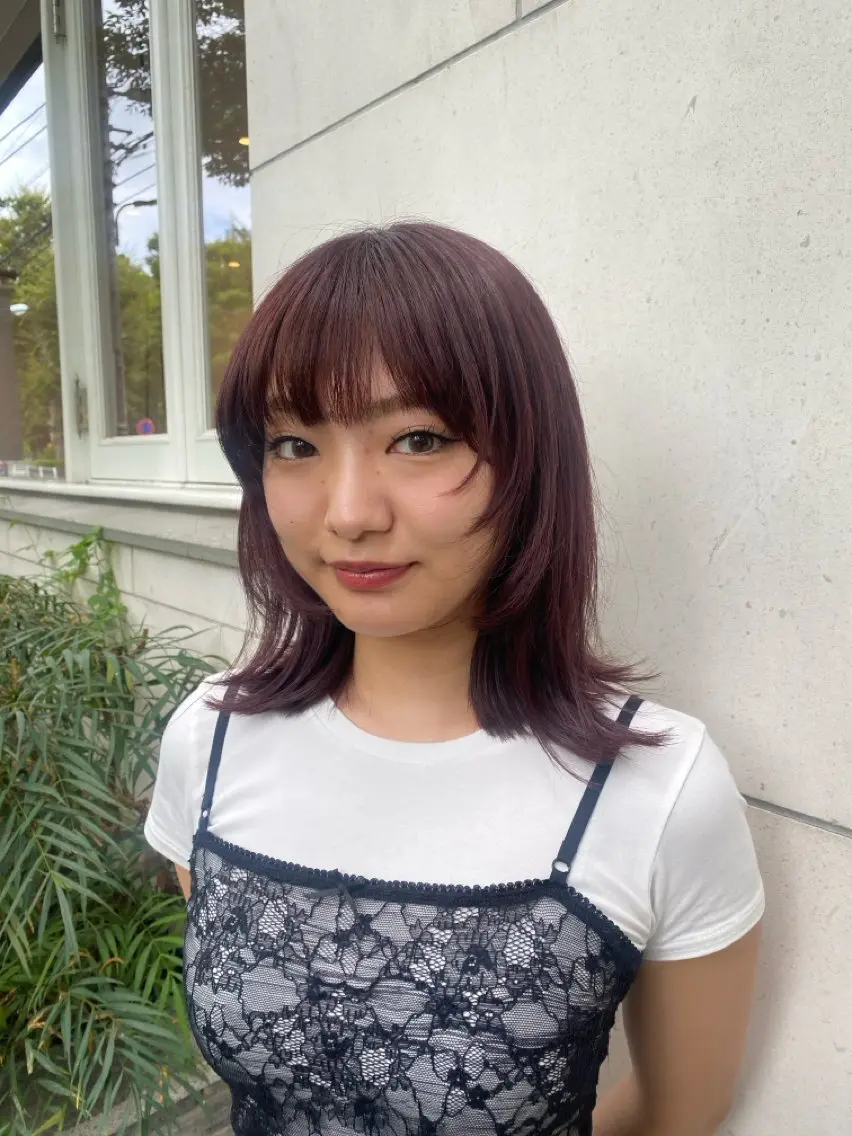 ミディアム カラー ヘアカラー 🫧Miyu カットモデル募集🫧のヘアスタイル