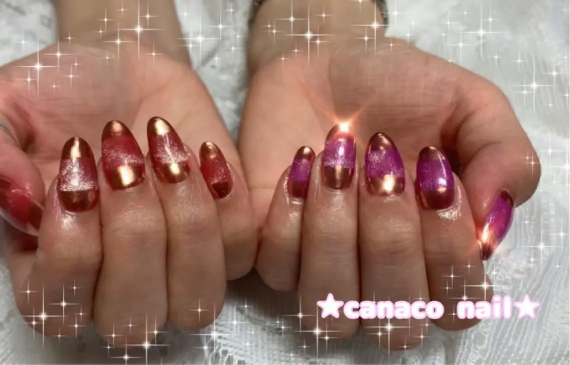 ネイル アートネイル フレンチネイル ジェルネイル マグネットネイル ミラーネイル ハンドネイル ハンドケア ベテランネイル cnc nailのネイルデザイン